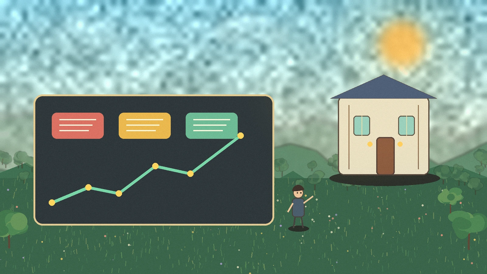 Hand-painted customer success command centre